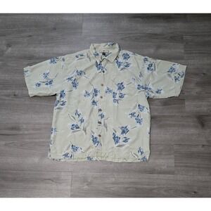 Tommy Bahama Hawaiian Shirt Mens XL 100% Silk‎ Multicolor Floral